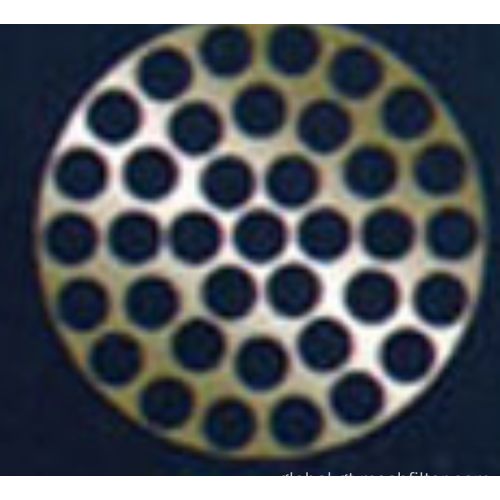 Round Hole Punching NetEase in Installation Round hole punched metal mesh Manufactory